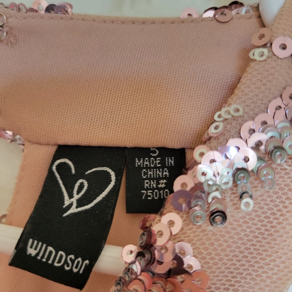 Windsor pink sequence dress - Picture 5 of 15